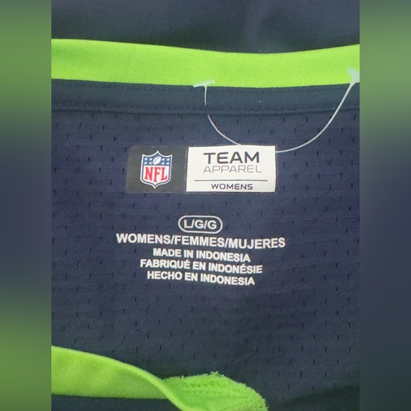 NFL Seattle Blue and Green Jersey - Picture 6 of 7
